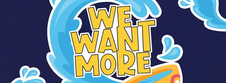 We Want More: facebook cover