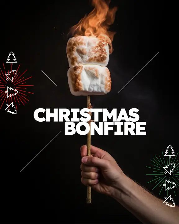Christmas Bonfire: social post