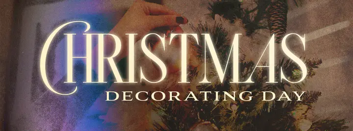 Christmas Decorating Day: facebook cover