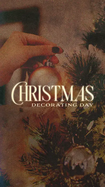 Christmas Decorating Day: story