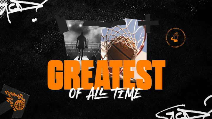 Greatest Of All Time: title slide