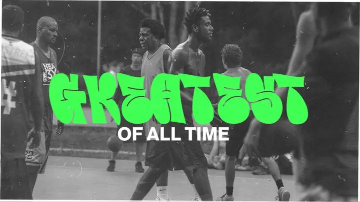 Greatest Of All Time: title slide