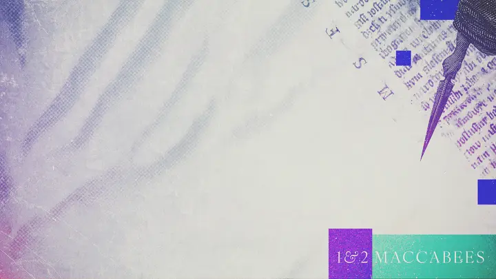 Maccabees: notes slide