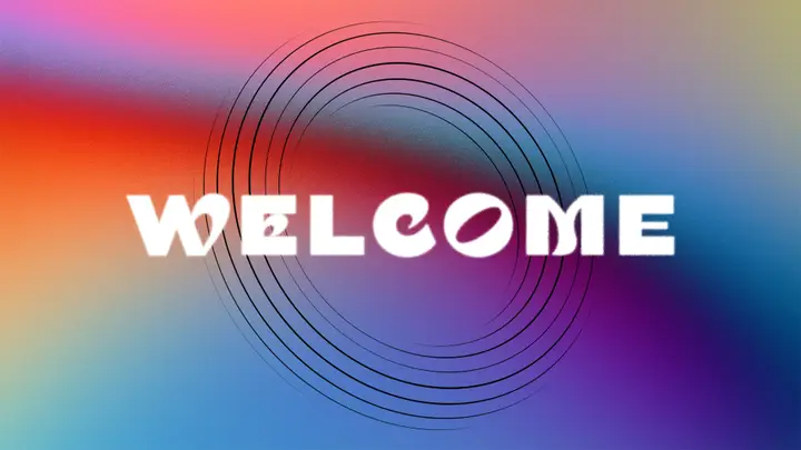 Welcome: title slide
