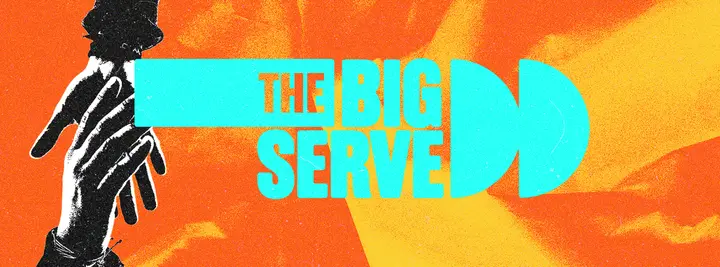 The Big Serve: facebook cover