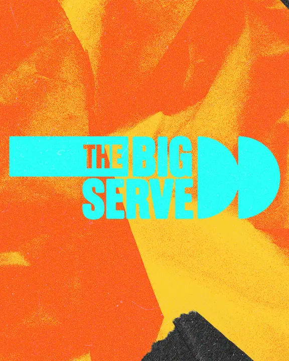 The Big Serve: social post