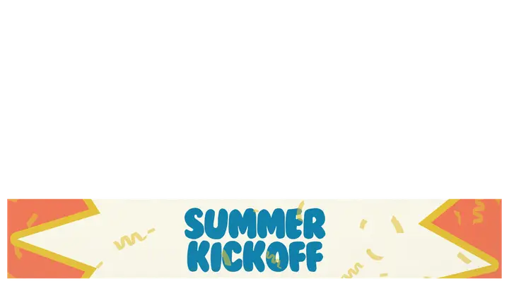 Summer Kickoff: lower third
