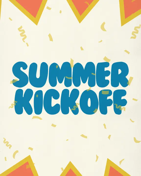Summer Kickoff: social post