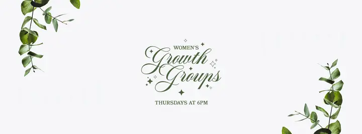 Women’s Growth Groups: facebook cover