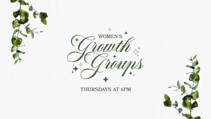 Women’s Growth Groups: title slide