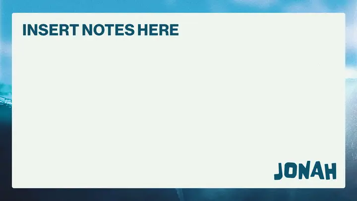 Jonah: notes slide