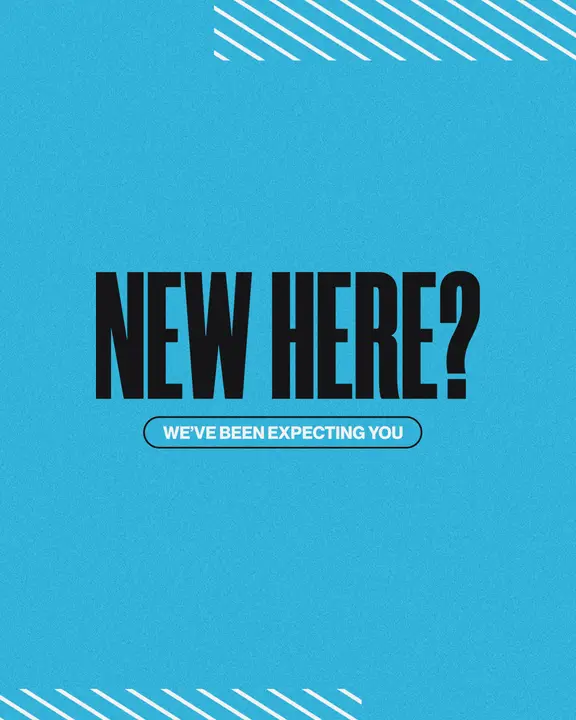 New Here: social post