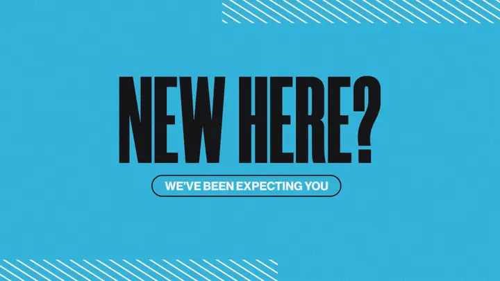 New Here: title slide