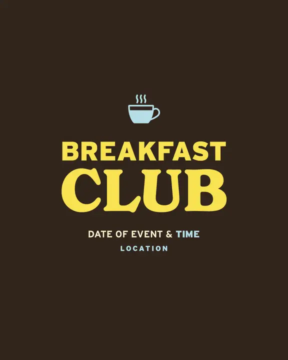 Breakfast Club: social post