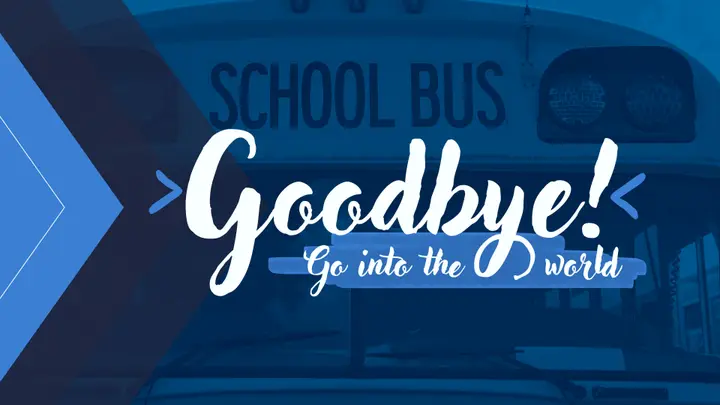 Back To School Slide Pack: goodbye slide