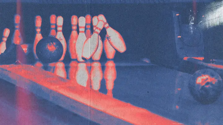YA Bowling Night: title slide · blank