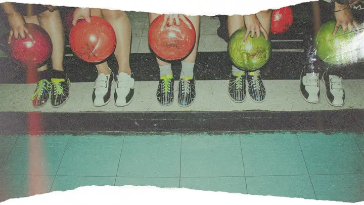 YA Bowling Night: title slide · blank