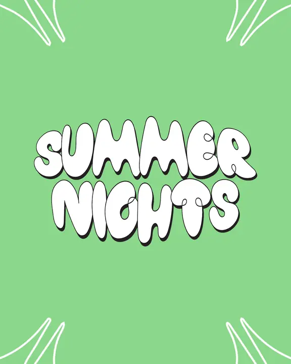 Summer Nights: social post