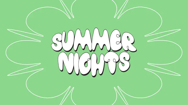Summer Nights: title slide