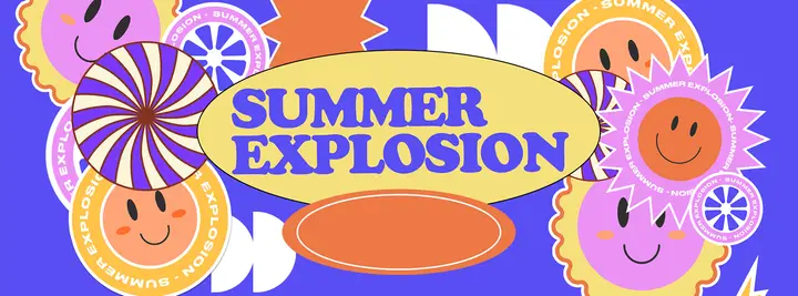 Summer Explosion: facebook cover