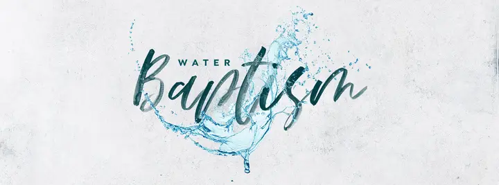 Water Baptism: facebook cover