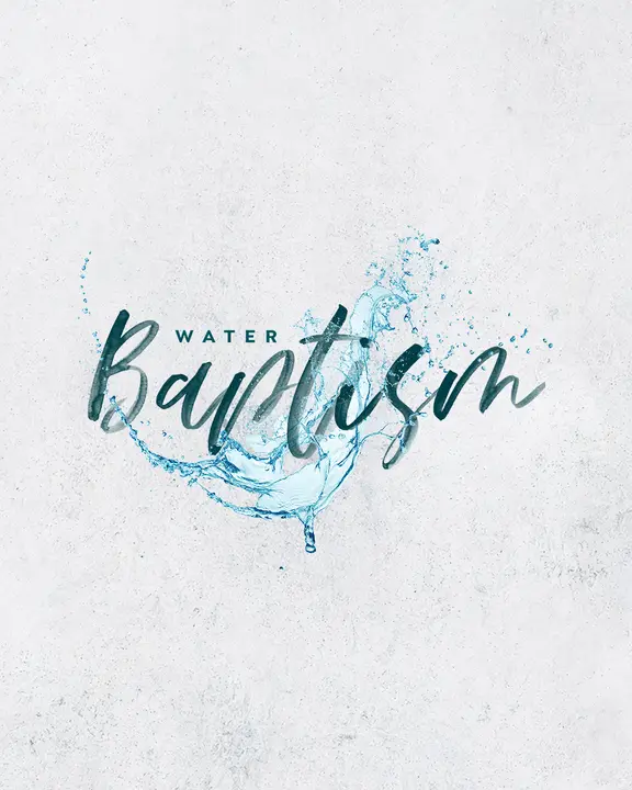 Water Baptism: social post