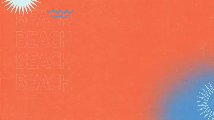 Beach Baptism: title slide · blank