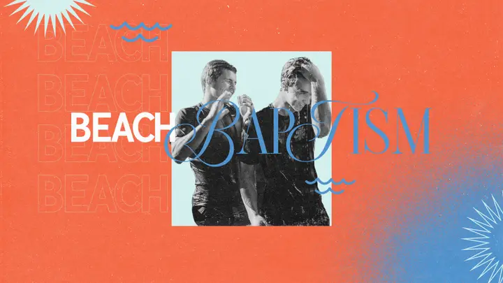 Beach Baptism: title slide
