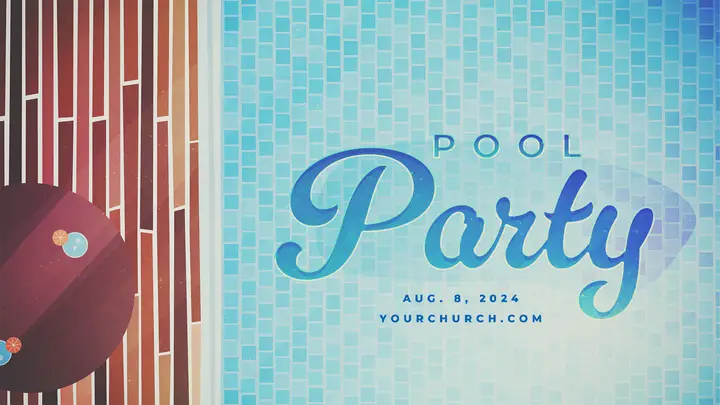 Pool Party: title slide