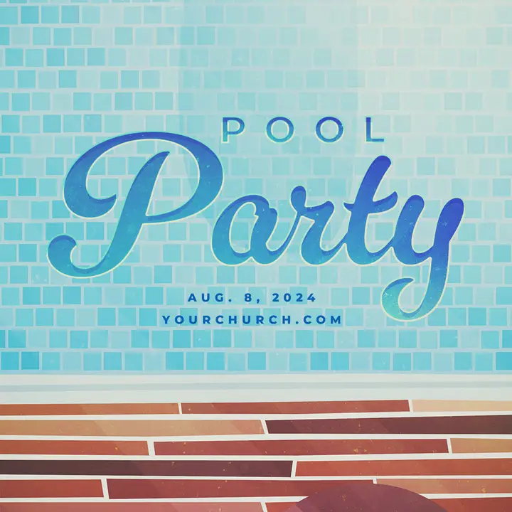 Pool Party: social post