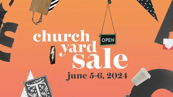 Church Yard Sale: title slide 2