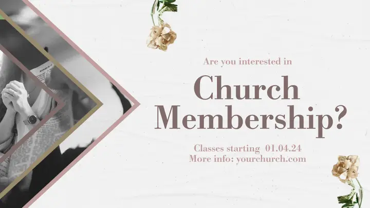 Church Membership: slide