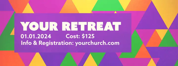 Retreat Triangles: facebook cover