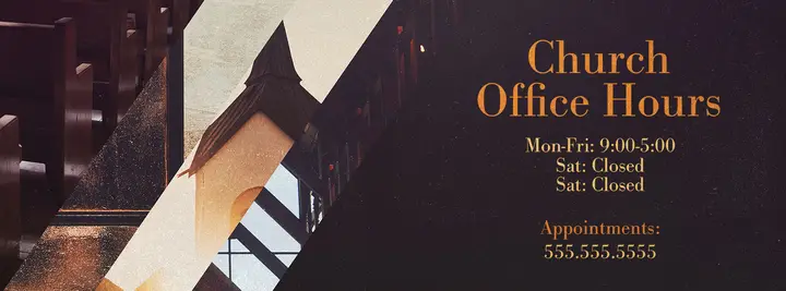 Church Office Hours: facebook cover