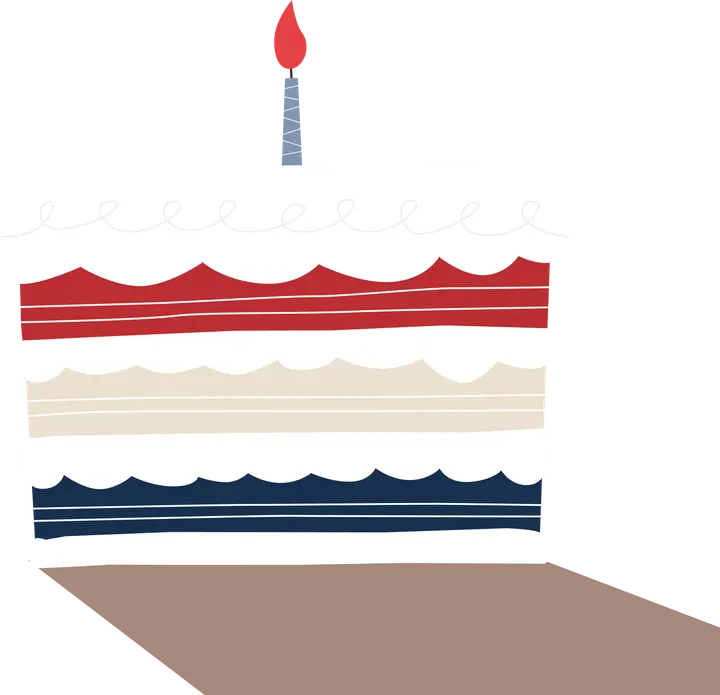 Happy Birthday, America: cake
