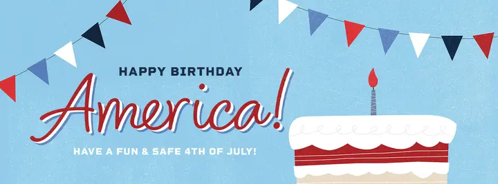 Happy Birthday, America: facebook cover