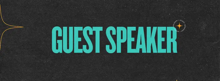 Guest Speaker: facebook cover