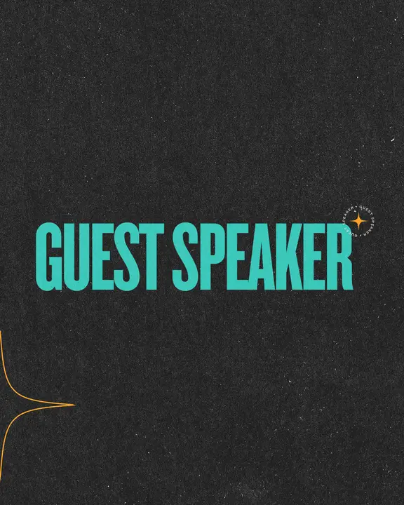 Guest Speaker: social post
