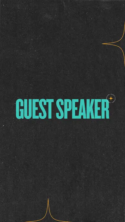 Guest Speaker: story