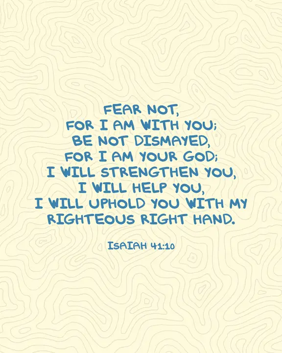 Fear Not: social post