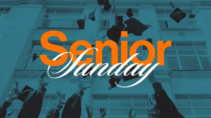 Senior Sunday: title slide