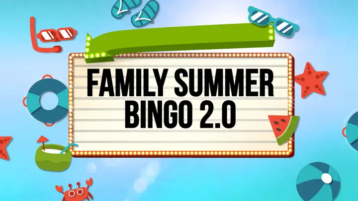 Family Summer Bingo: HD slide