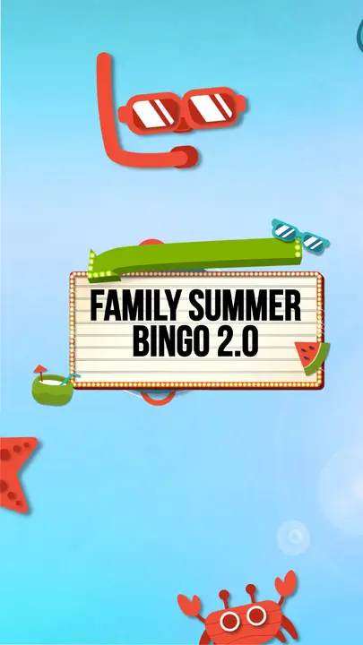 Family Summer Bingo: story