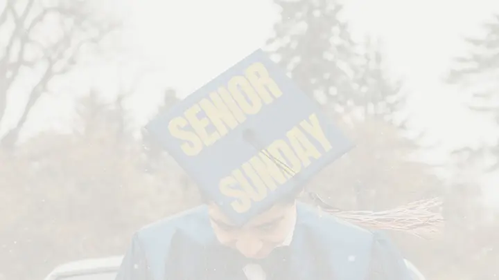 Senior Sunday: notes slide