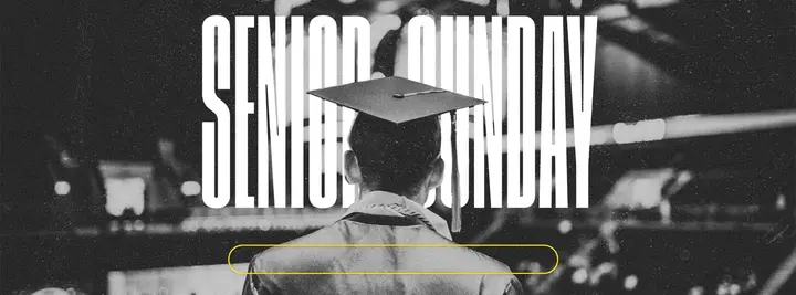 Senior Sunday: facebook cover