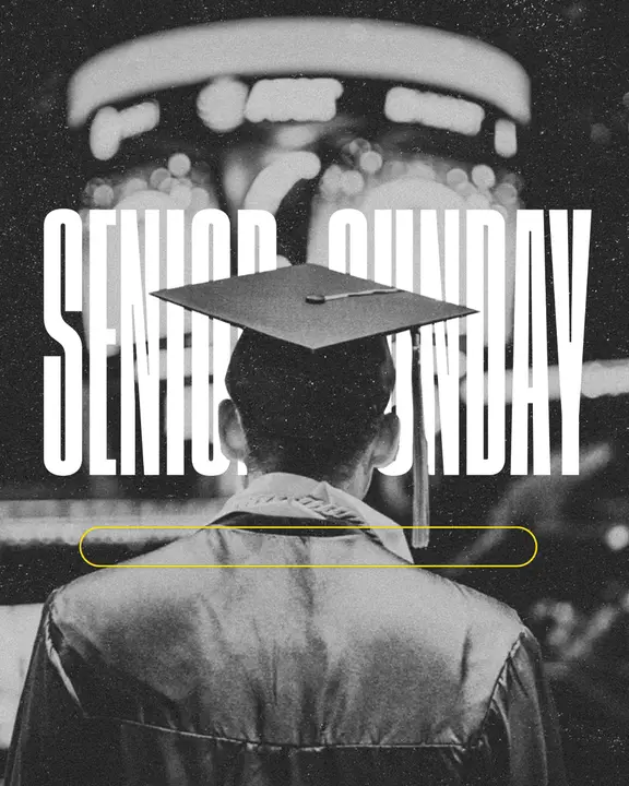 Senior Sunday: social post
