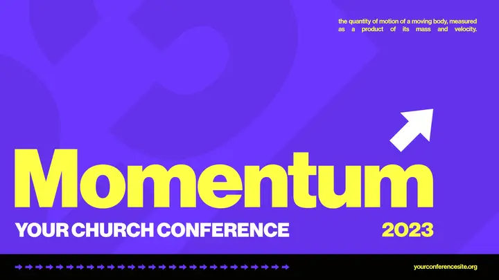 Conference Slide Pack: pcm design branding slide 1