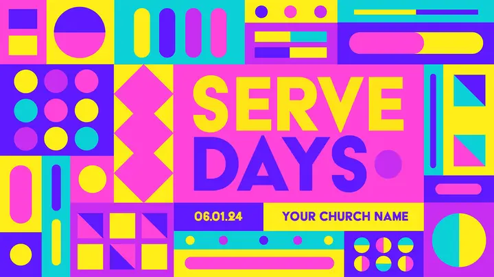 Serve Days: title slide 2