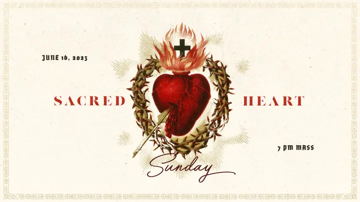 Sacred Heart Sunday: 4K slide