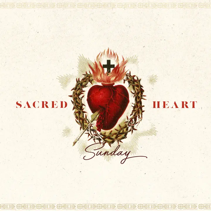 Sacred Heart Sunday: social post